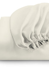 REST 3PCS SET KING FITTED SHEET SUPER SOFT-IVORY - Cotton Home