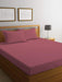 REST 3PCS SET DOUBLE FITTED SHEET SUPER SOFT-MAUVE - Cotton Home
