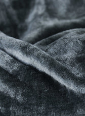 Soft Flannel Blanket Single Size 160x220cm Silver - Cotton Home